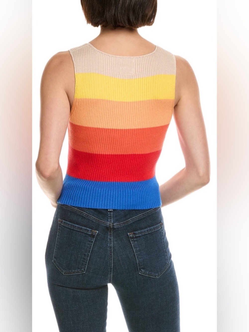 MOTHER The Round Neck Rib Tank - Picture 2 of 2